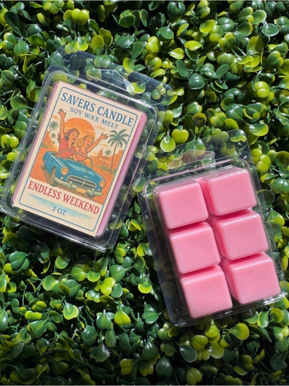 Endless Weekend Soy Wax Melt - Pink